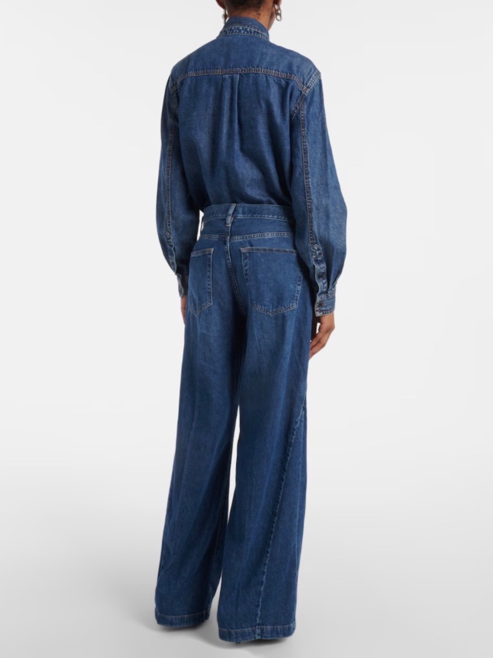 NWT Frame Le Baggy Palazzo Wide Leg Jeans Size 28 $288 MSRP - Picture 3 of 8